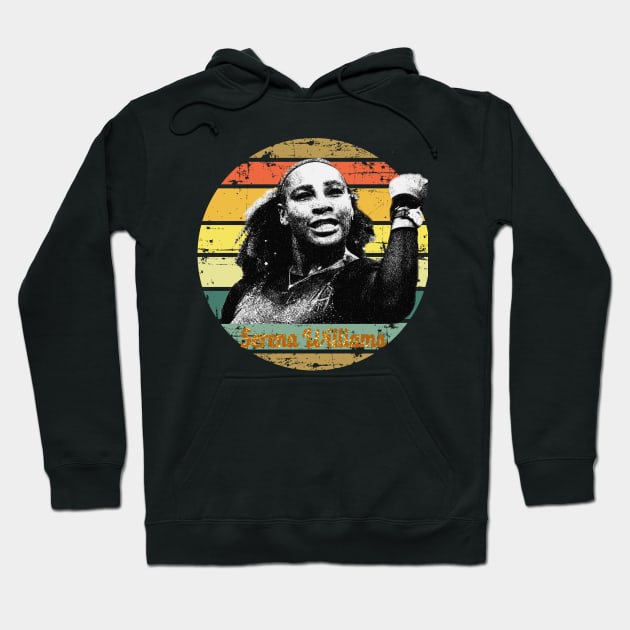 serena williams//Retro Vintage Hoodie by 9ifary